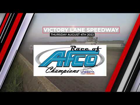 Live this Thursday, August 4th 2022 from Victory Lane Speedway is the AFCO Race of Champions - dirt track racing video image