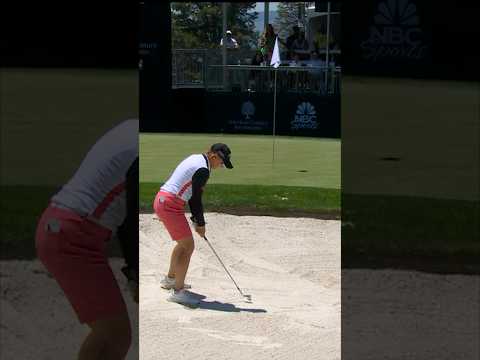 Annika Sorenstam ALMOST makes it 😮