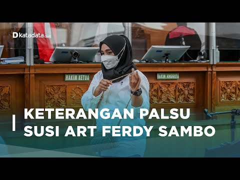 Ancaman Pidana 7 Tahun Susi ART Ferdy Sambo Atas Dugaan Keterangan Palsu | Katadata Indonesia