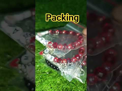 name bracelet PACKING ORDER 🤩 🔥 #shorts #ordernow #packingorders #namebracelet #diy #packing #beads