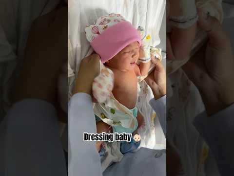 Dressing baby #shorts