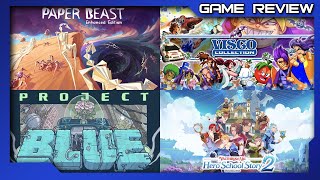 Vido-Test : Project Blue, VISCO Collection, Valthirian Arc: Hero School Story 2, Paper Beast + More Reviews