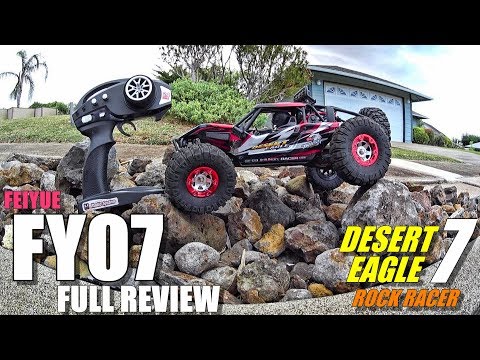 FEIYUE FY07 Desert Eagle 7 4X4 1/12 Off-Road Rock Racer - Full Review - Unbox, Inspection, Bash Test - UCVQWy-DTLpRqnuA17WZkjRQ