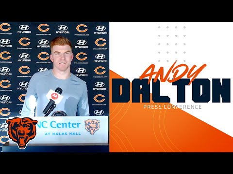 Andy Dalton: 'There's been a lot of growth for me as a person and as a player' | Chicago Bears video clip