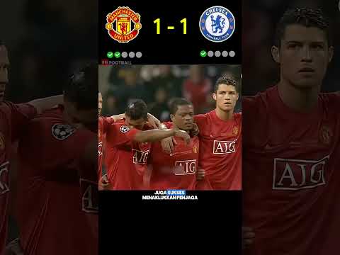 DRAMA ADU PENALTI! Final UCL Manchester United vs Chelsea 2008