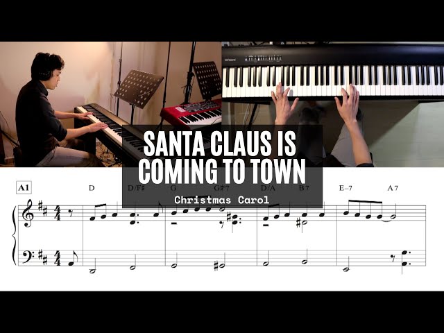 Santa Claus is Coming to Town: The Best Jazz Piano Sheet Music