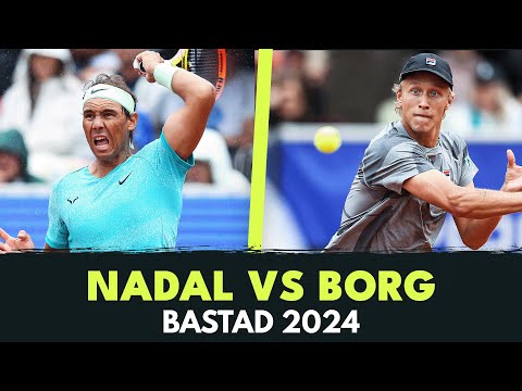 Rafael Nadal Vs Leo Borg Highlights | Bastad 2024