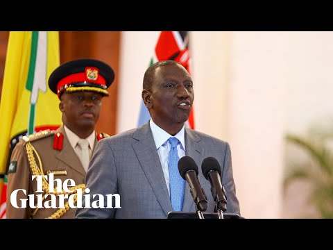 Kenyan president says protests were 'hijacked by dangerous people'