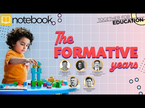 Notebook | Webinar | Together For Education | Ep 177 | The Formative Years