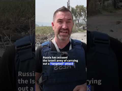 Russia accuses Israel of 'deliberate and targeted' strike on TV crew in Lebanon | AFP