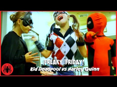 Kid Deadpool Batman vs Poster