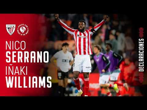 🎙️ Iñaki Williams & Nico Serrano | post Valencia CF 1-2 Athletic Club | Copa del Rey 1/4 2025-26