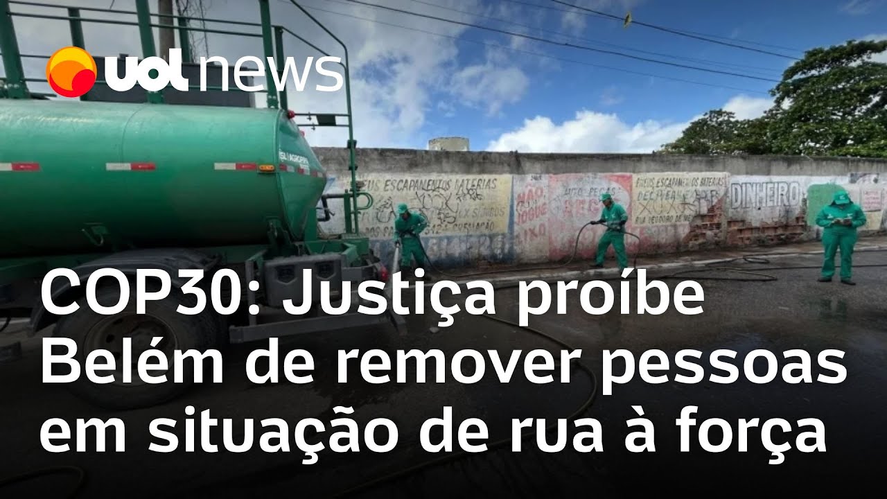 COP30 Justiça proíbe prefeitura de Belém de remover pessoas em situação de rua à força TV Online COP30 Justiça proíbe prefeitura de Belém de remover pessoas em situação de rua à força