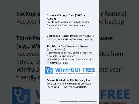 Learn how to recover deleted files on Windows 11 — fast and easy #windows11 #dataloss