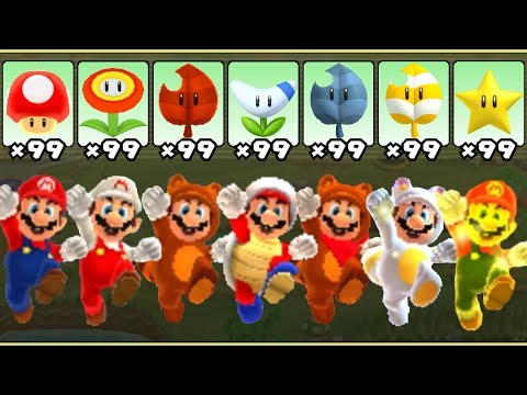 Super Mario 3D Land - All Power-Ups - UC-2wnBgTMRwgwkAkHq4V2rg