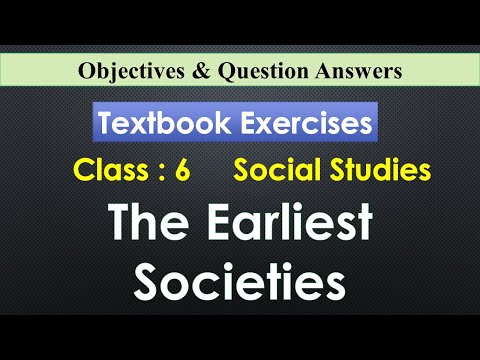 The Earliest Societies | Class 6 Social Studies | MCQ's & Question Answers | CBSE | History