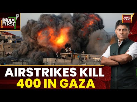 India First With Gaurav Sawant LIVE: Israel-Hamas War Escalates | Over 400 Killed In Gaza LIVE