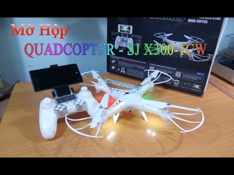 [Mở Hộp] Quadcopter SJ X300 - 1CW Wifi Cam FPV | GearBest - UCyhbCnDC6BWUdH8m-RUJHug