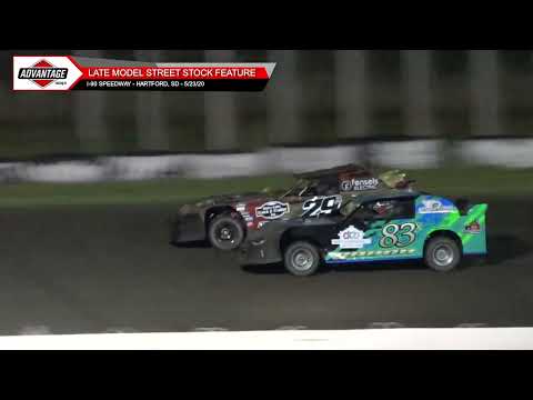 Late Model Street Stock | I-90 Speedway | 5-23-2020 - dirt track racing video image