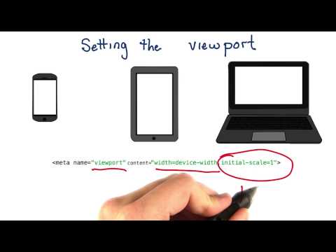 Setting the Viewport - Responsive Web Design Fundamentals - UCBVCi5JbYmfG3q5MEuoWdOw