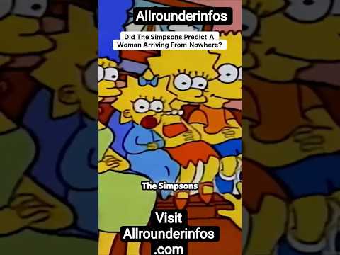 Did The Simpsons 😱 😯 Predict A Woman Arriving From Nowhere #simpsons #shorts #short #yt #ytshorts
