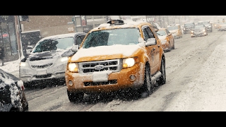The Blizzard - Heavy Snow in New York City (Sony A7S II)