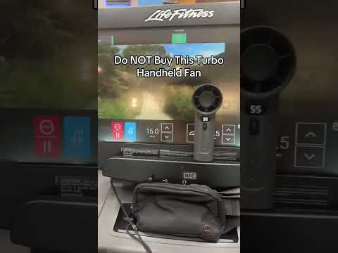 #foryou #foryoupage #fypシ゚viral #fan #turbofan #turbo #handheld #portable #recharge #treadmill #gym