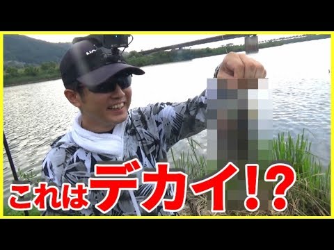 秋の川でバス釣りしてたら想像以上の○○が釣れた!!