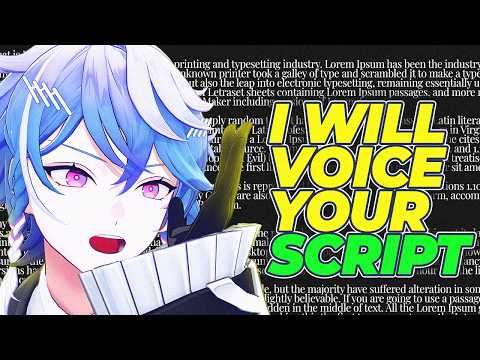 YOU WROTE IT. I'LL VOICE IT.【T3 Members only】