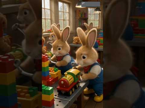 rabbit Making Toys for Kids 😂🐇🐰🥕”#rabbitShorts #KidsComedy #FunnyAnimals#shorts #trending