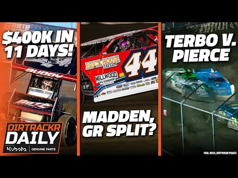 Buddy &amp; Balog, a late model ride change, Pierce vs. Terbo... AGAIN - dirt track racing video image