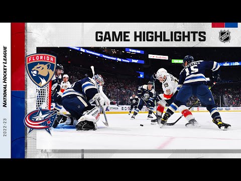 Panthers @ Blue Jackets 11/20 | NHL Highlights 2022