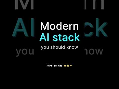 The modern AI stack you should know