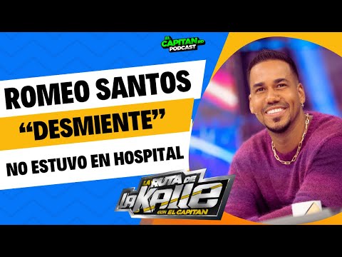 Romeo Santos desmiente que estuvo en hospital y denuncia quieren hacer daño a la gira con Aventura