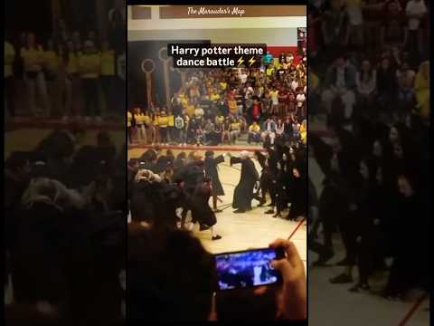 The Harry Potter Dance battle ~ #harrypotter #youtube #shorts #fyp #hogwarts #battle #harry #potter