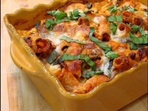 How to Make Baked Ziti / Pasta al Forno Recipe - by Laura Vitale Episode 51 Laura in the Kitchen - UCNbngWUqL2eqRw12yAwcICg