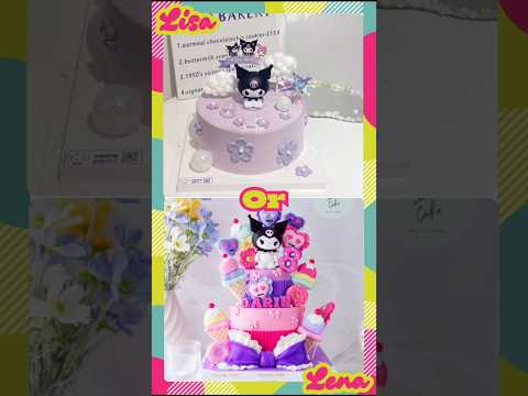 Lisa or Lena | Kuromi #quiz #sanrio #wouldyourather #games #kuromi #collection #hobby #cake #fypシ