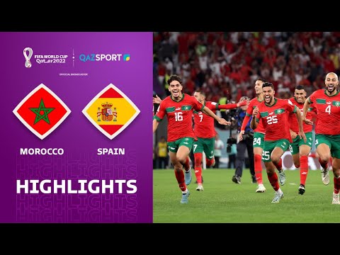 FIFA QATAR 2022. Обзор матча Марокко - Испания - 0:0. После с.п - 3:0 Чемпионат Мира по футболу