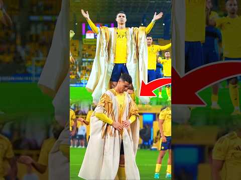شاهد كريستيانو رونالدو يرتدي البشت السعودي 😍🔥 فخامة رونالدو البس السعودي اليوم 2026 #ronaldo #cr7