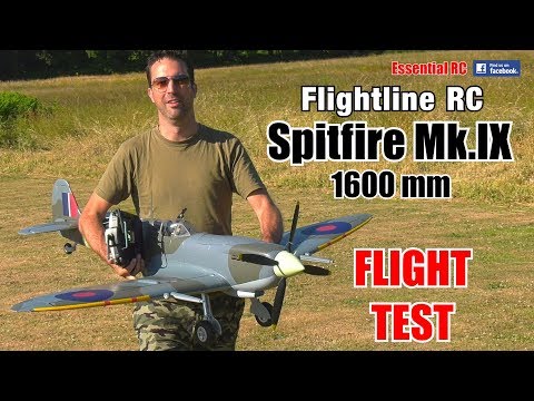 FlightLine RC Spitfire Mk.IX 1600mm (63") Wingspan: ESSENTIAL RC FLIGHT TEST - UChL7uuTTz_qcgDmeVg-dxiQ