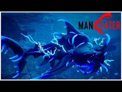 Maneater Bioelectric Megalodon Gameplay ᴴᴰ