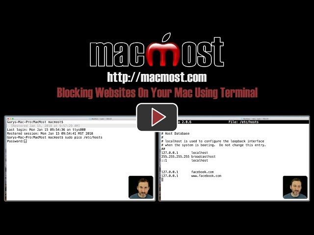 How To Block A Website On A Mac W4schools