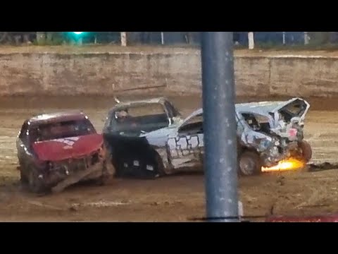 Kihikihi Speedway - Demo Derby - 7/5/22 - dirt track racing video image