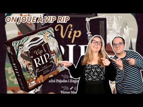 { Règles Et Partie } ON JOUE À VIP RIP | Jeu De Société | Haumea Games