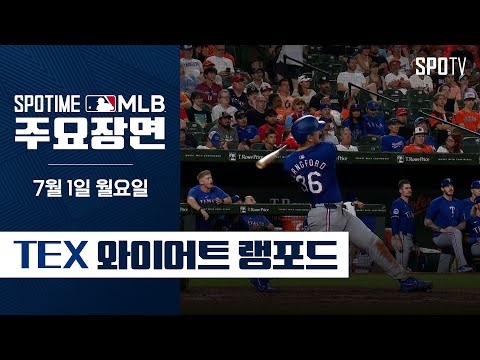 [MLB] '이번 시즌 첫 힛 포 더 사이클' 랭포드 주요장면 (07.01) #SPOTV