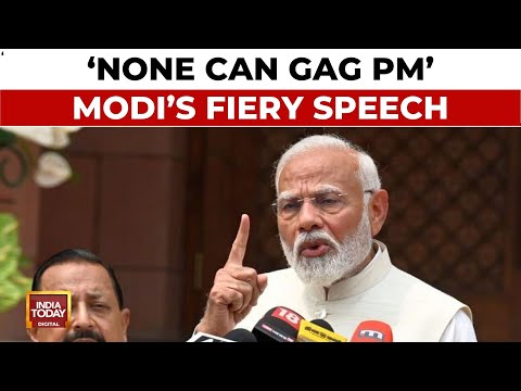 'None Can Gag Indian PM': Modi's Fiery Message Ahead Of Parliament Session | India Today