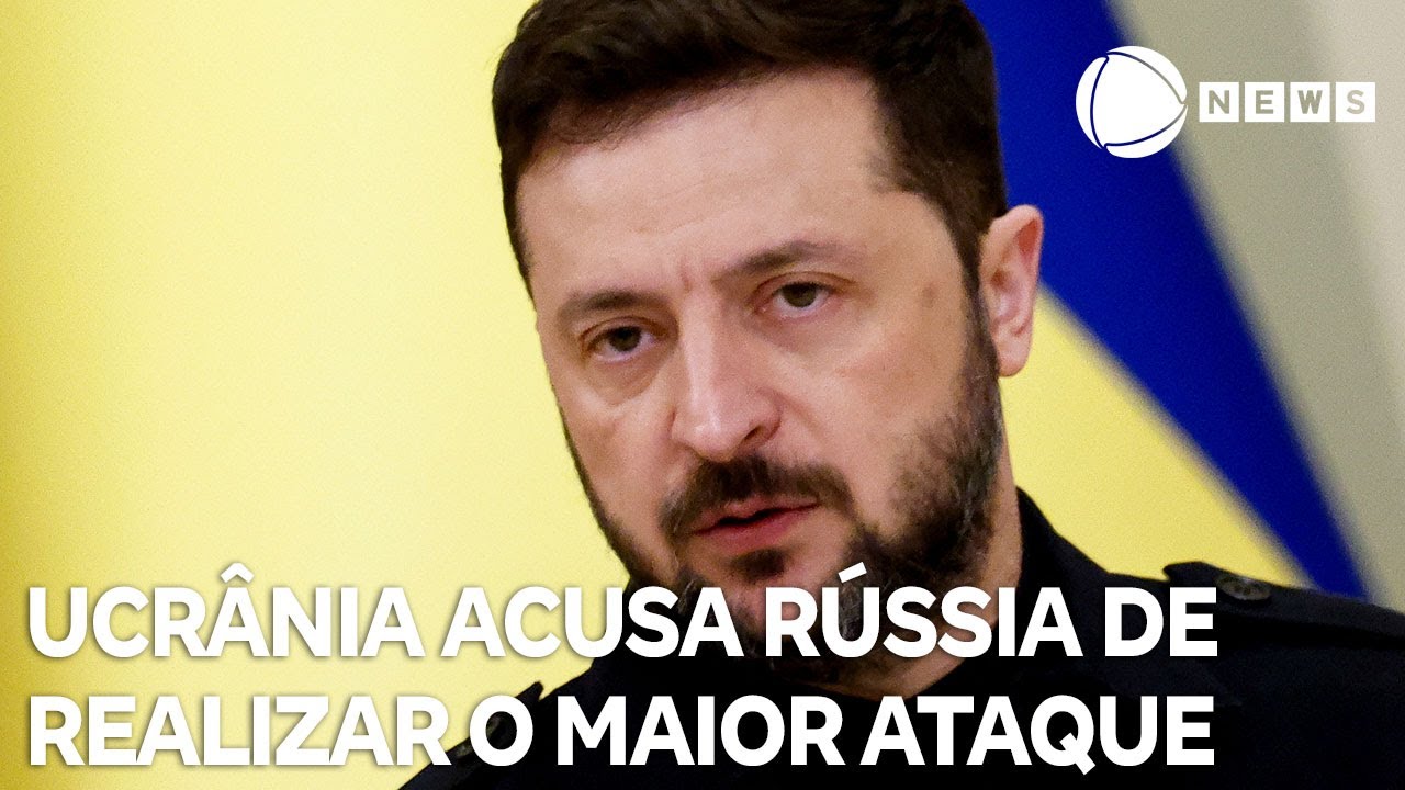 Ucrânia acusa Rússia de realizar maior ataque ao país