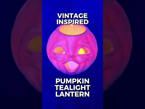 Vintage Inspired #Halloween Pumpkin Tealight Holder #3dprinting
