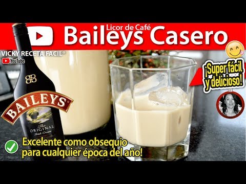 Cómo hacer BAILEYS CASERO LICOR DE CAFÉ estilo Vicky Receta Facil - UCewhO42h_TIKZdntpI-v39g