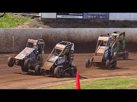 Rosebank Speedway - Opening Day Kiwikidz Quarter Midgets - 19/10/25 - dirt track racing video image